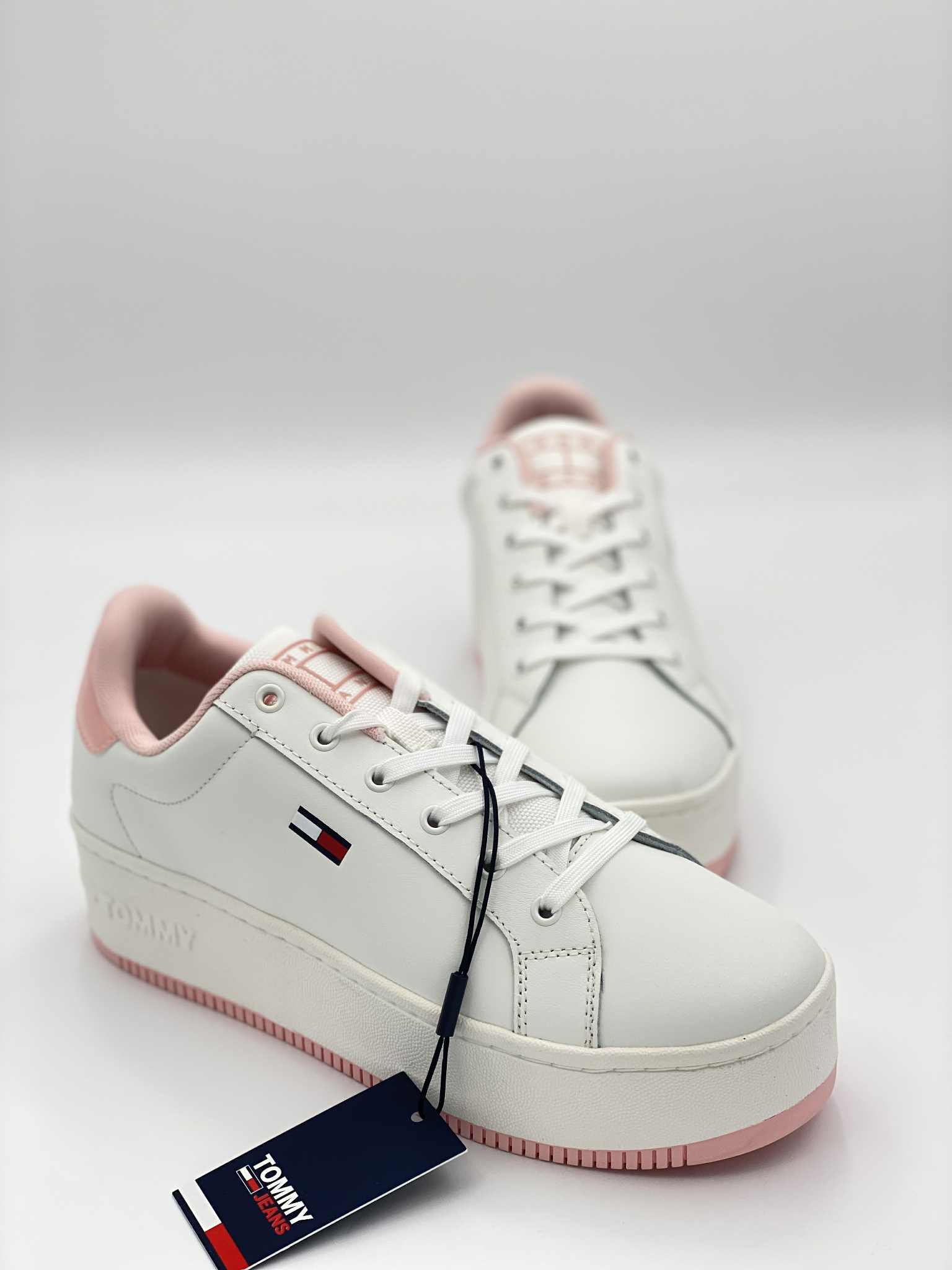 Leather Platform Trainers