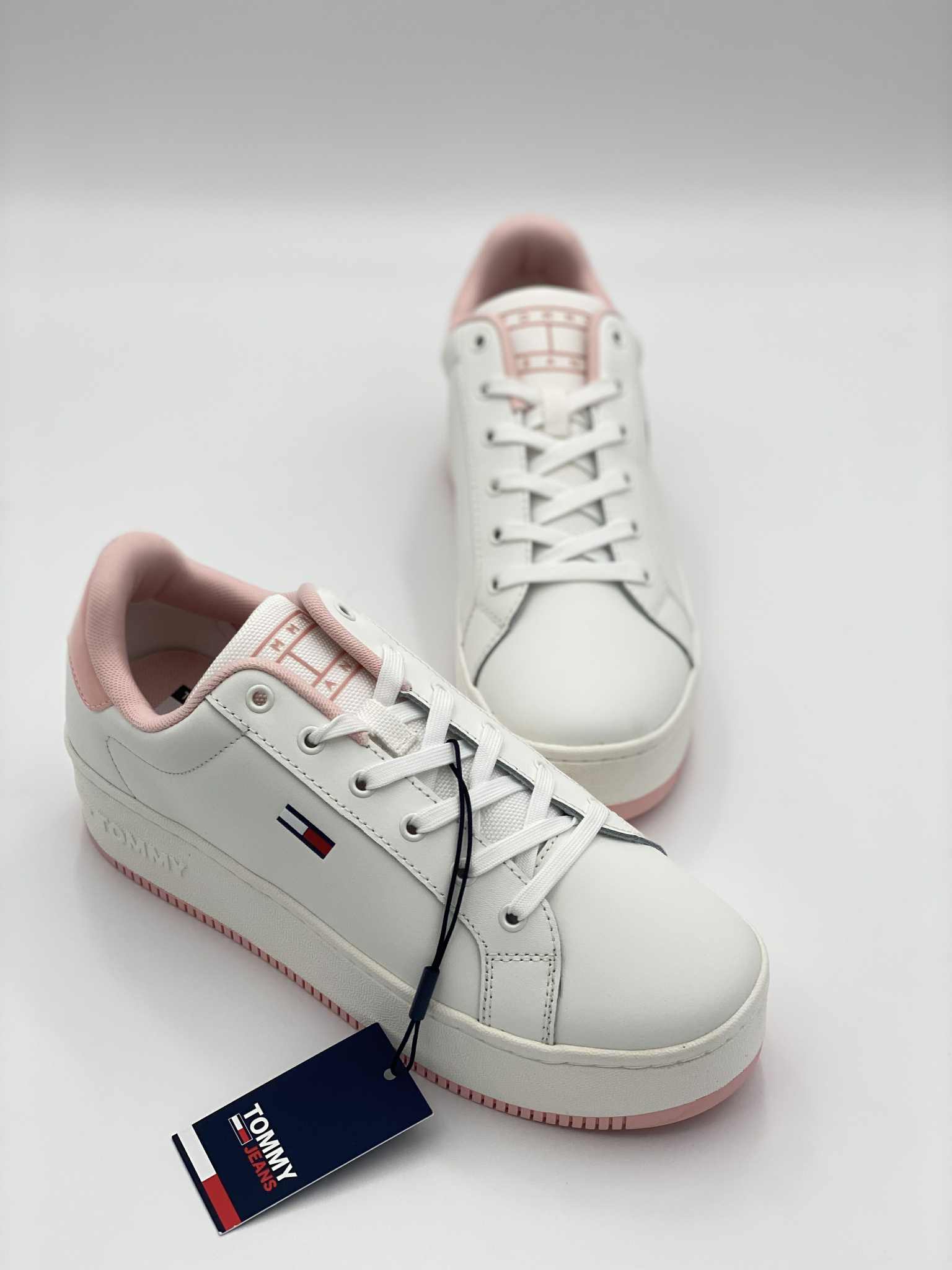 Leather Platform Trainers