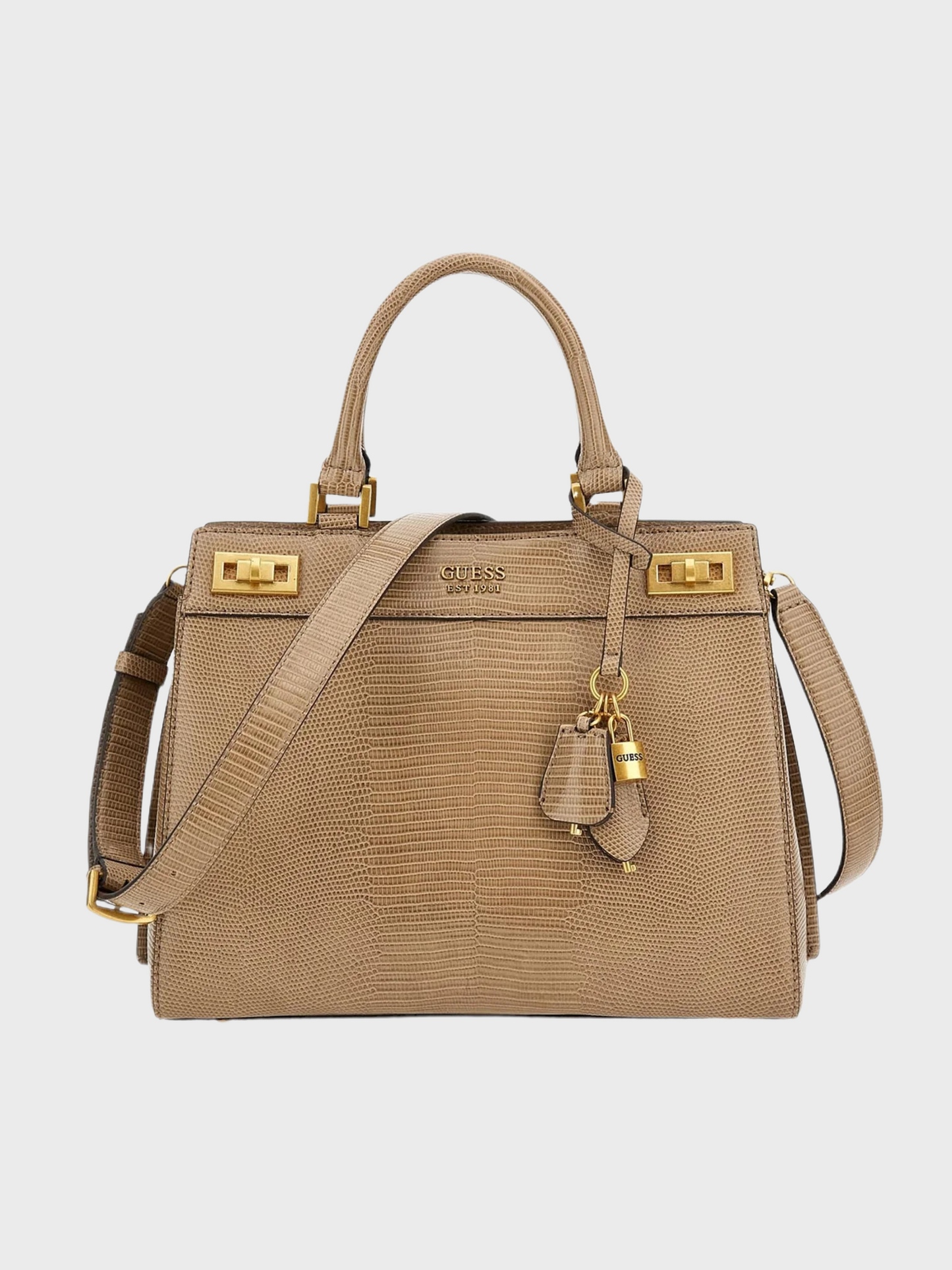 KATEY MIT KROKO-PRINT - Handbag