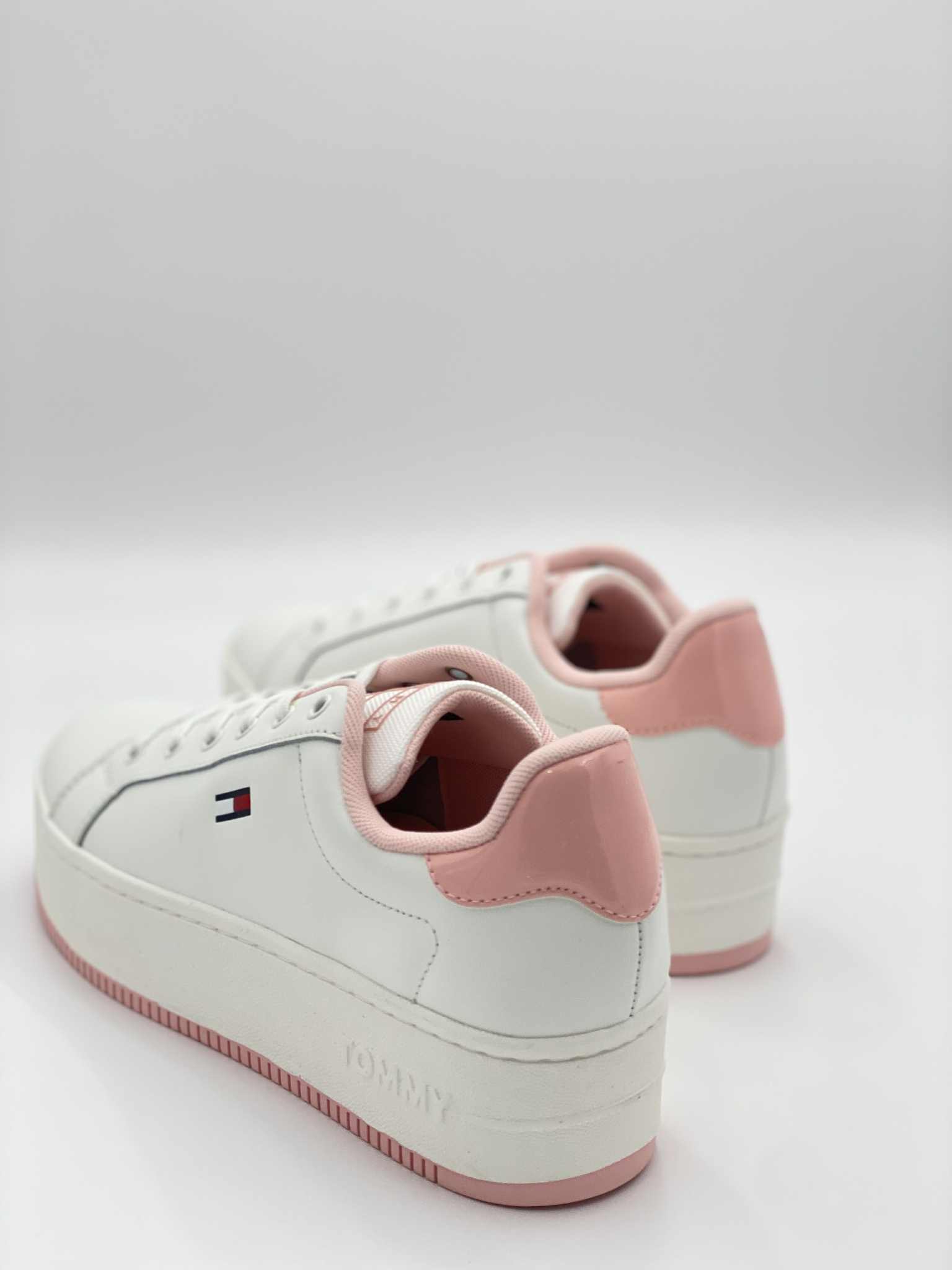 Leather Platform Trainers