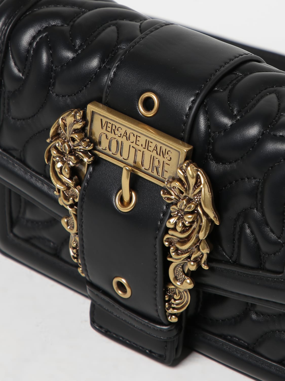 Versace Jeans Couture Baroque bag in quilted synthetic leather