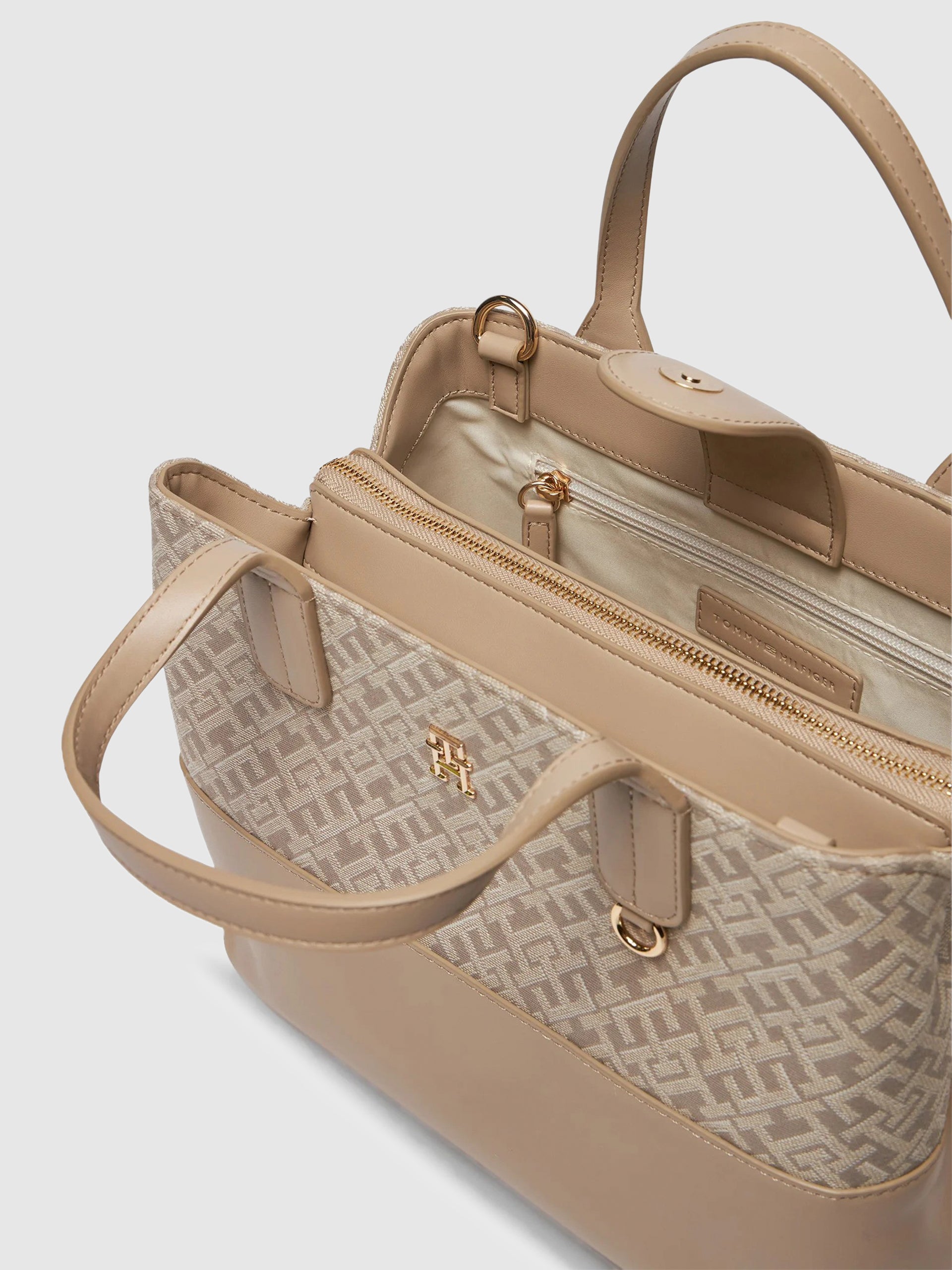 Tote Bags Woman Tommy Hilfiger Beige