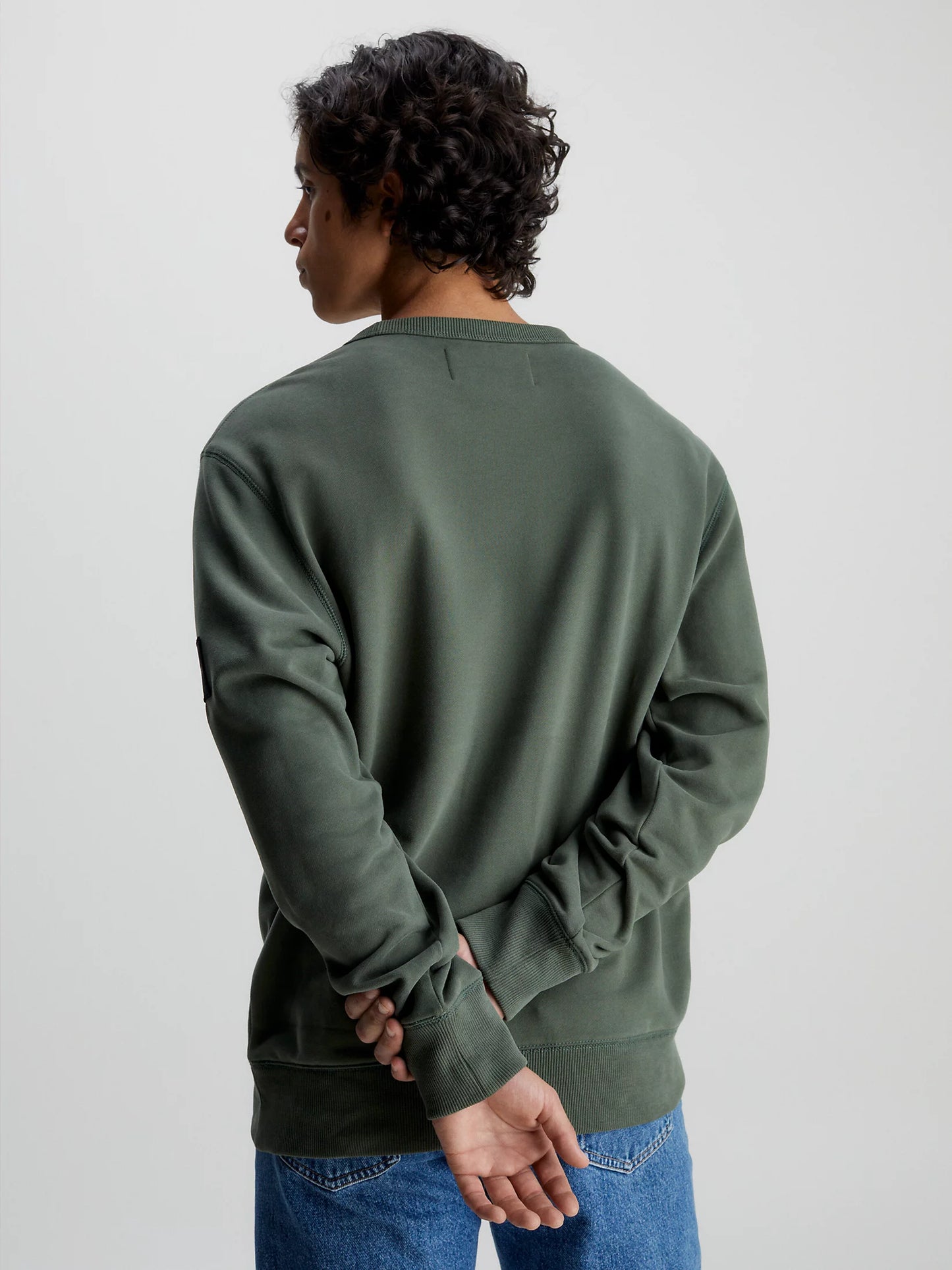 Cotton Badge Sweatshirt