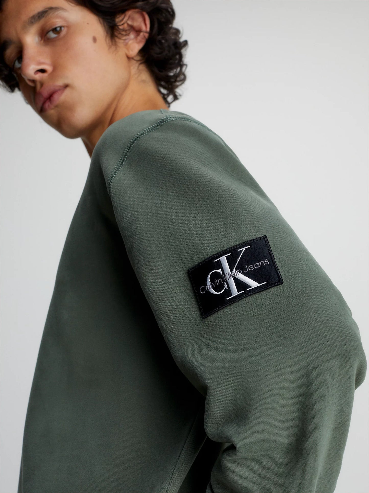 Cotton Badge Sweatshirt