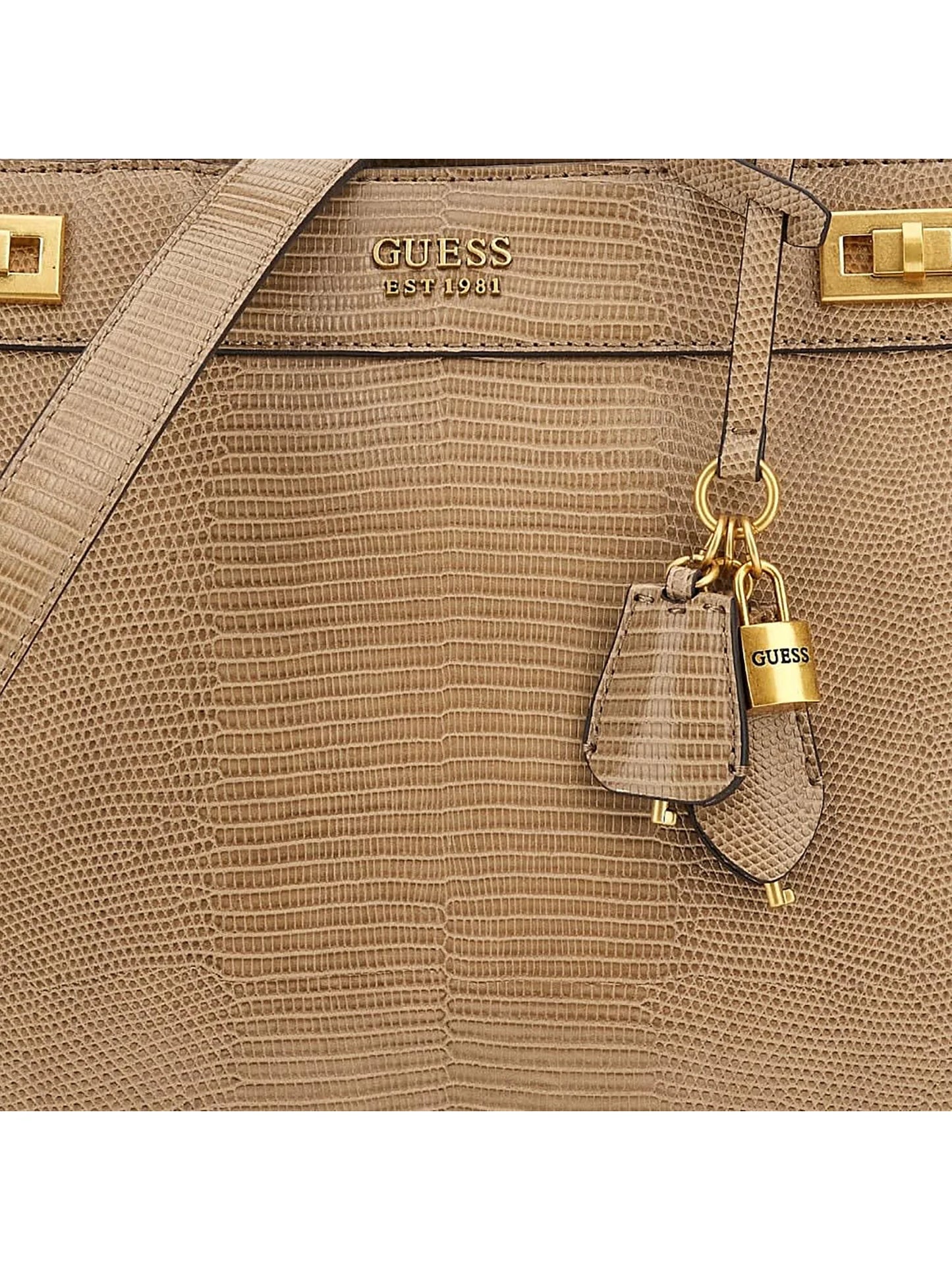 KATEY MIT KROKO-PRINT - Handbag