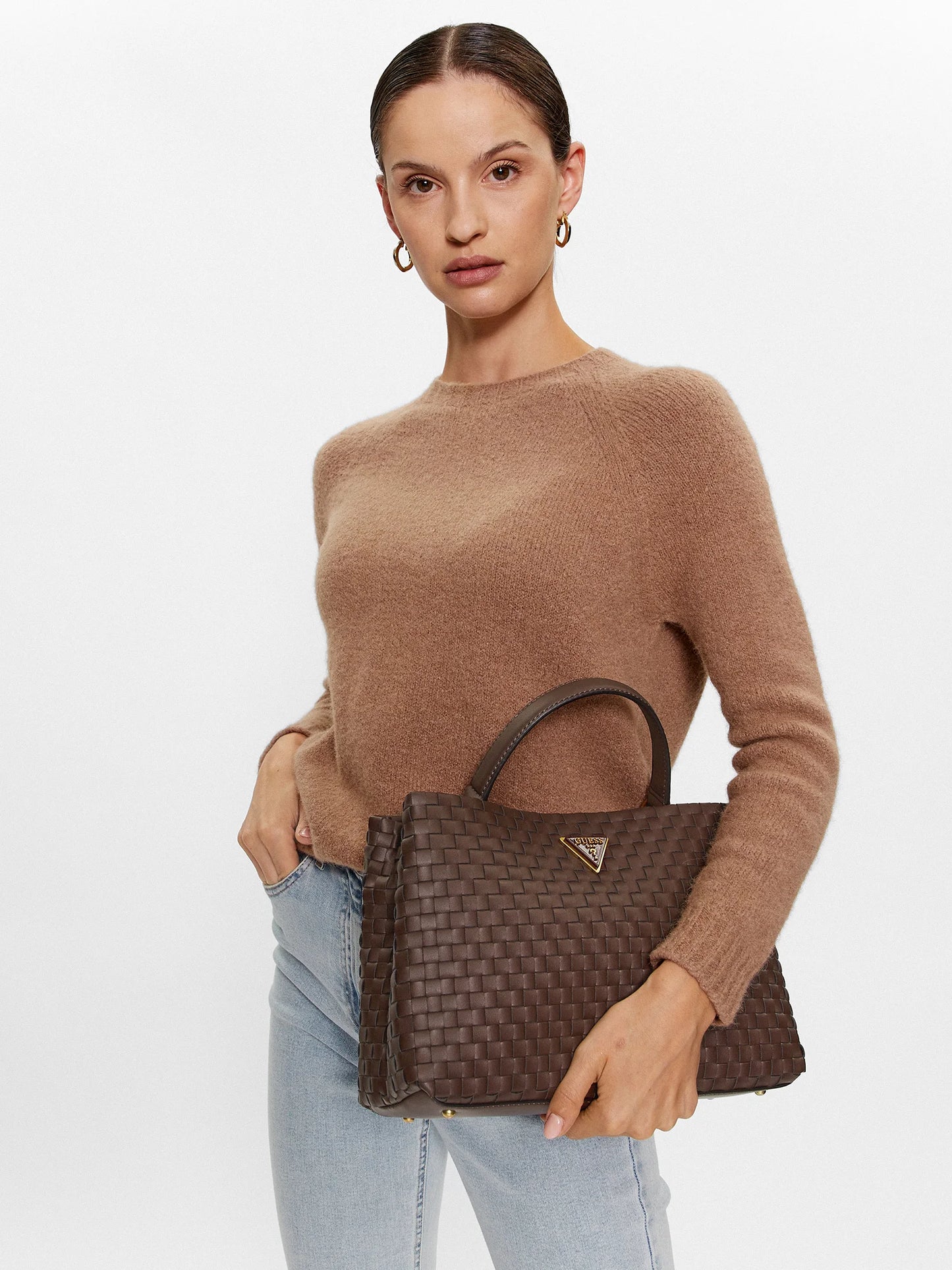 Lisbet woven handbag
