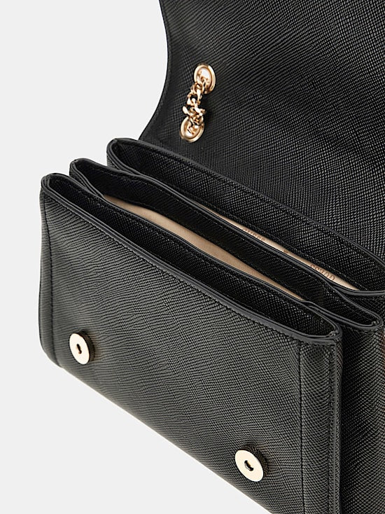 Noelle Saffiano Mini Crossbody Bag