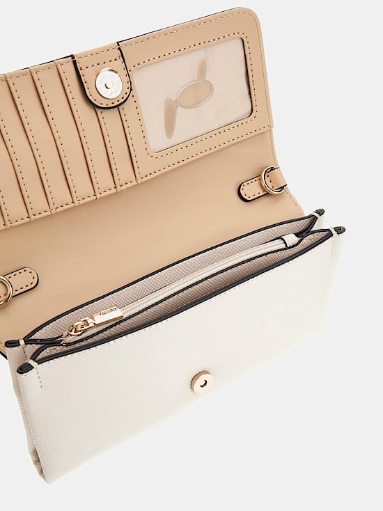 Noelle saffiano clutch