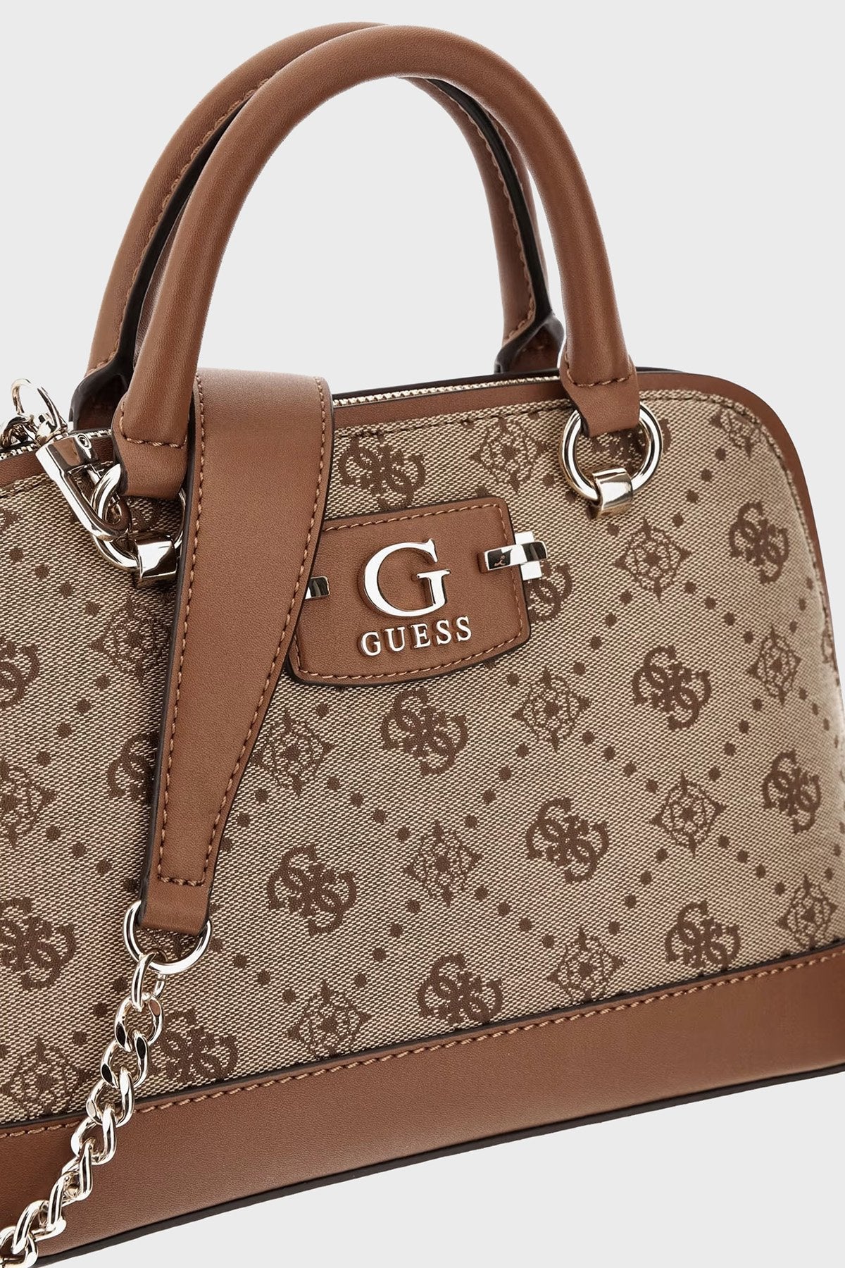 Neda 4G Logo Printed Women's Bag with Detachable Chain Strap