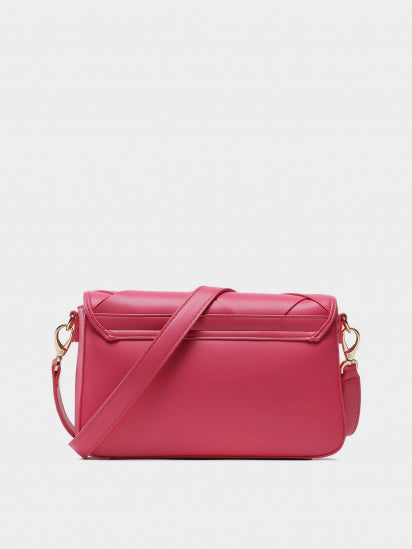Girls Pink Interlocked Branded Shoulder Bag