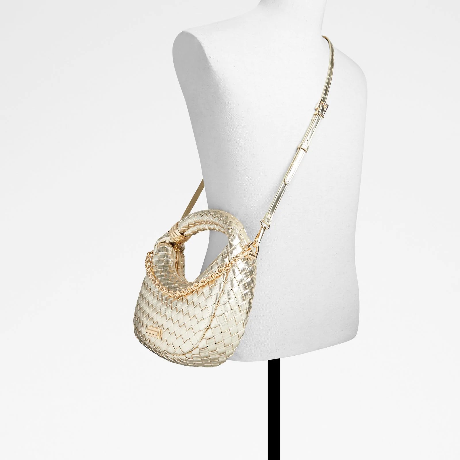 ALDO VENESSA Gold women's shoulder bag