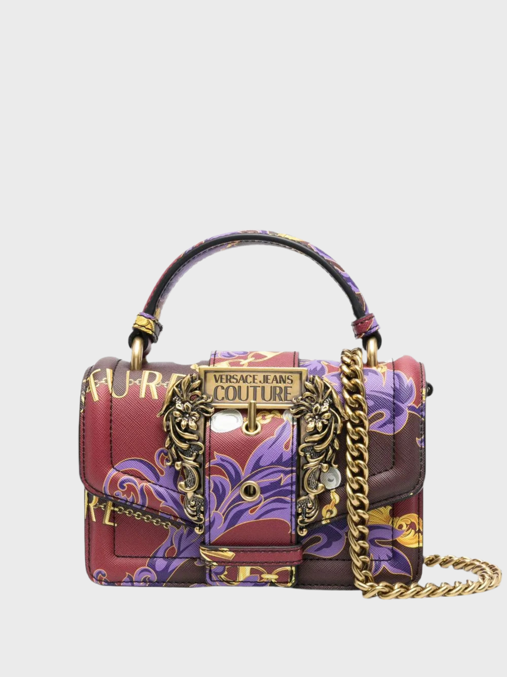 Couture 01 Chain Crossbody Bag in Saffiano Leather