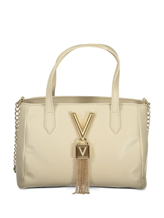 VALENTINO BAGS WOMEN'S CROSSBODY BAG BEIGE LOGO