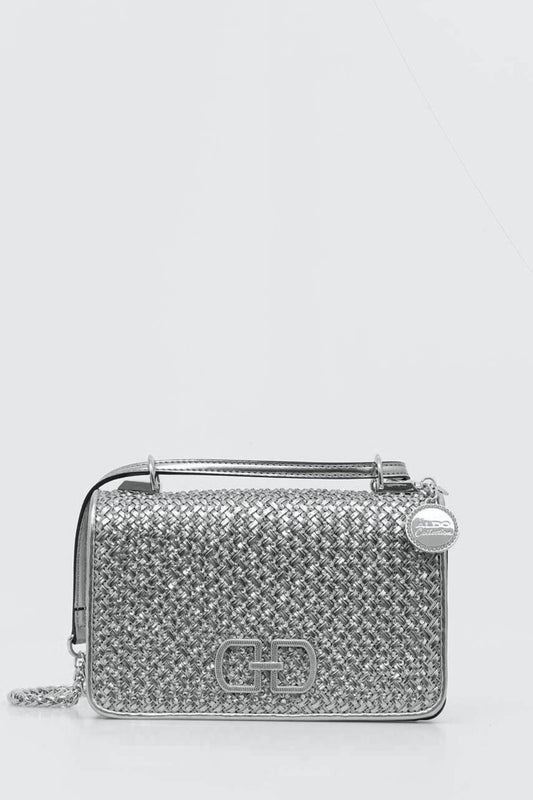 Crossbody bag in silver - MEREDITH