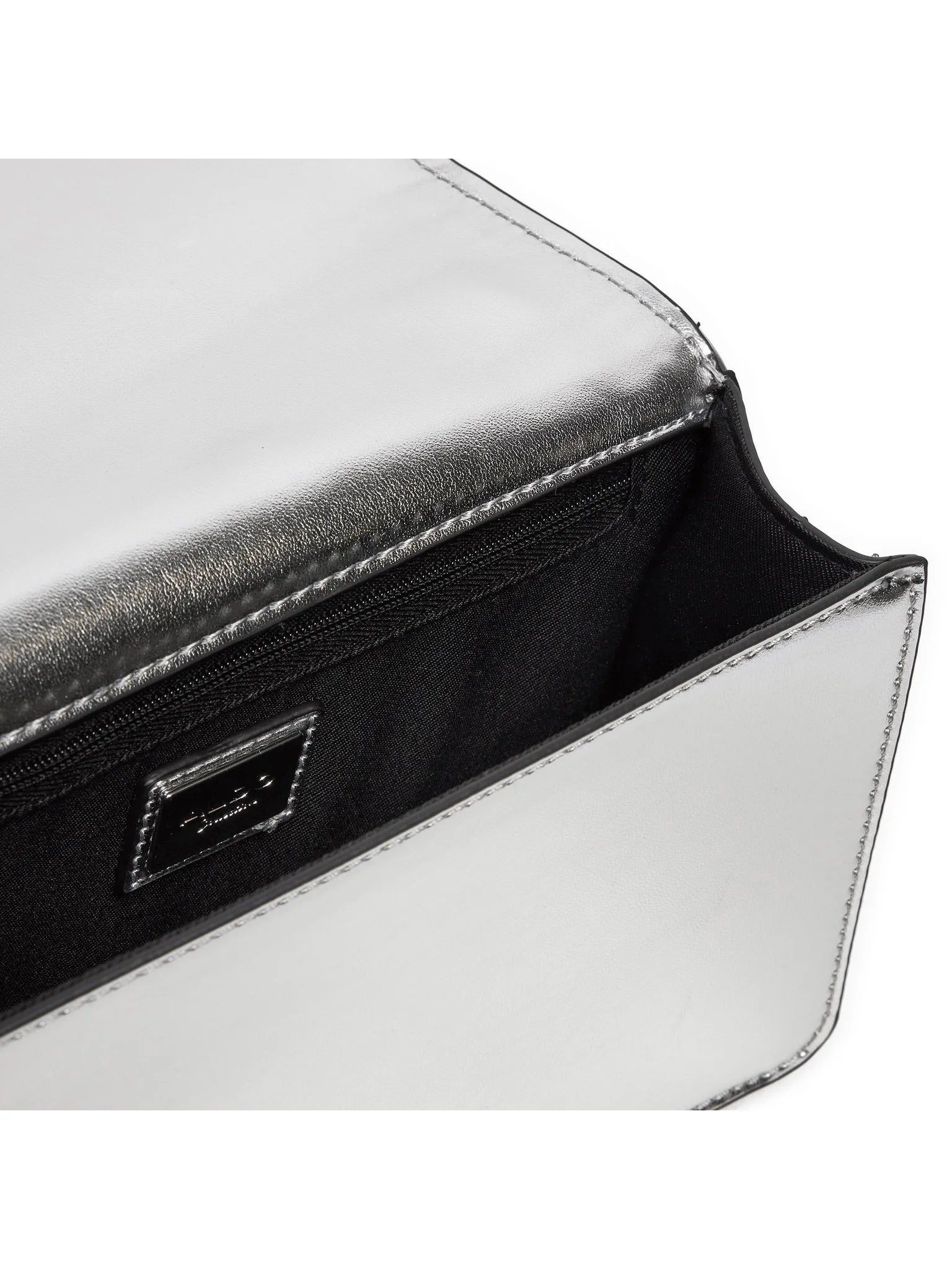 Crossbody bag in silver - MEREDITH
