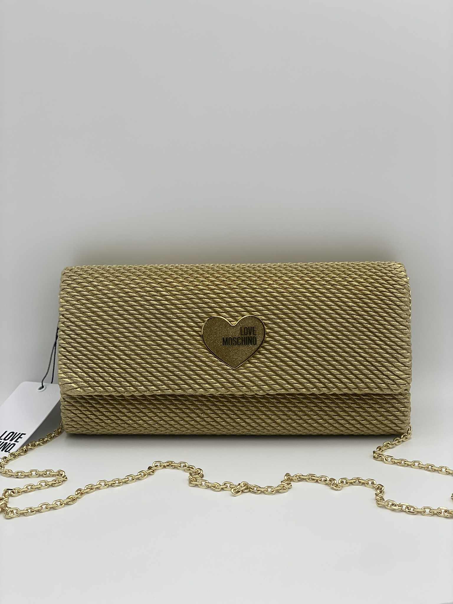 Love Moschino bag gold color