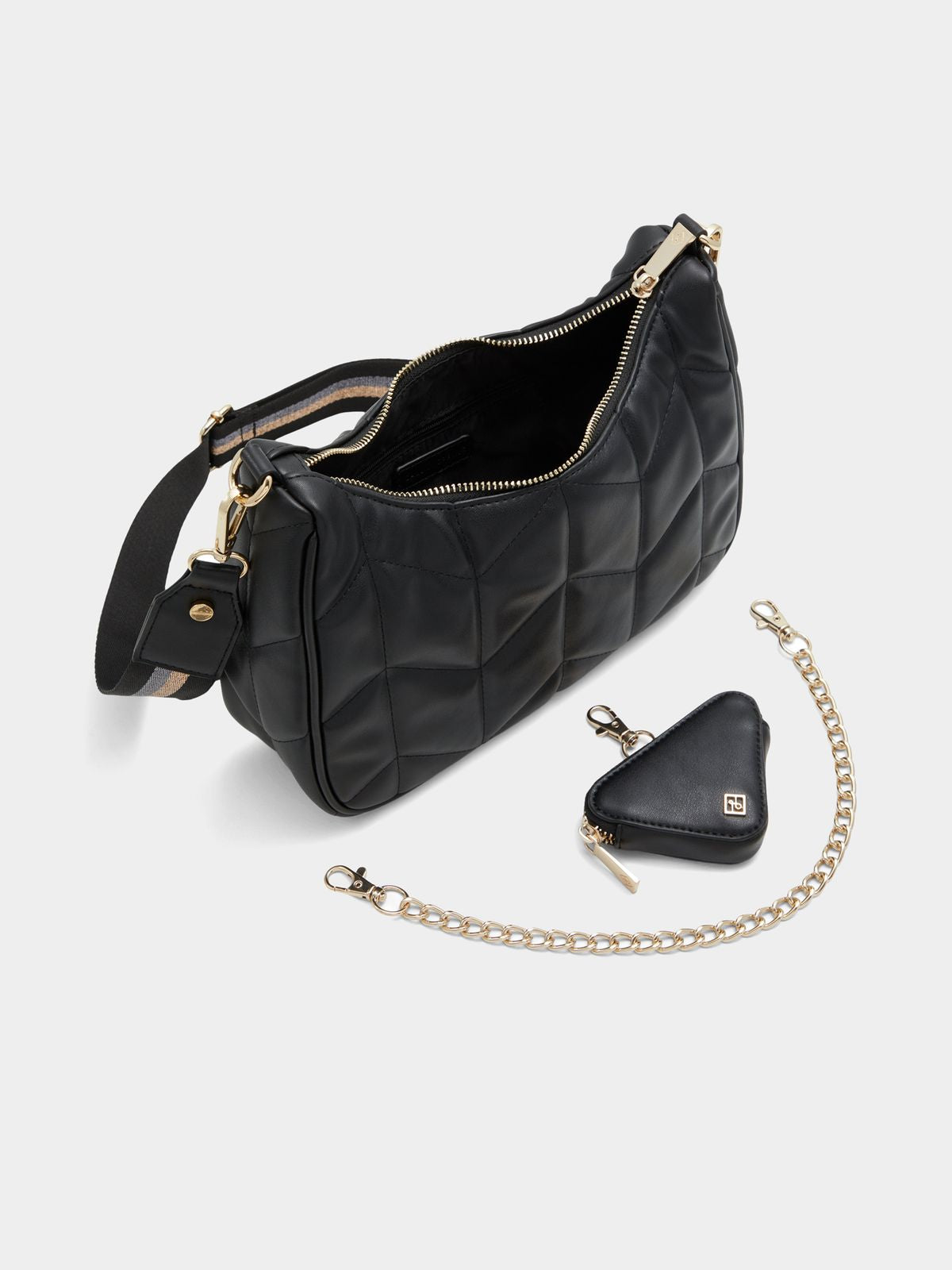 Women's Call It Spring Black Sembra Crossbody Bag