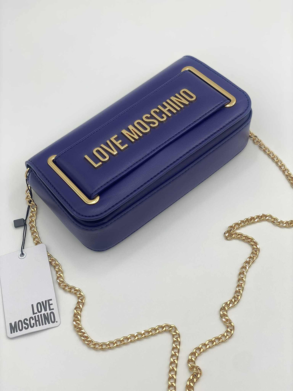 WOMEN'S SHOULDER/CROSS BAG BLUE LOVE MOSCHINO