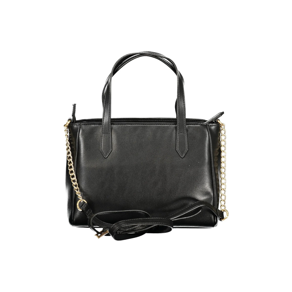 VALENTINO BAGS BLACK LOGO CROSSBODY BAG FOR WOMEN