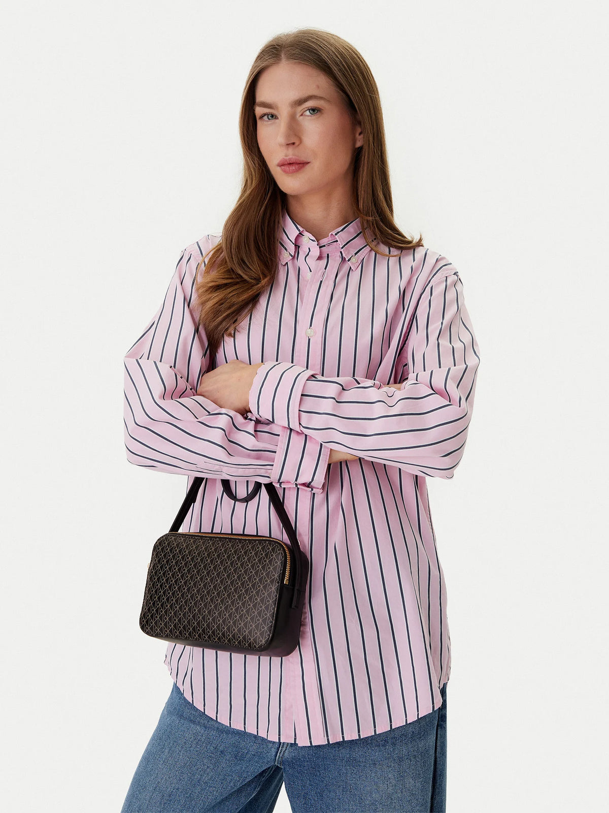 Emblem Aop Elongated Camera Bag