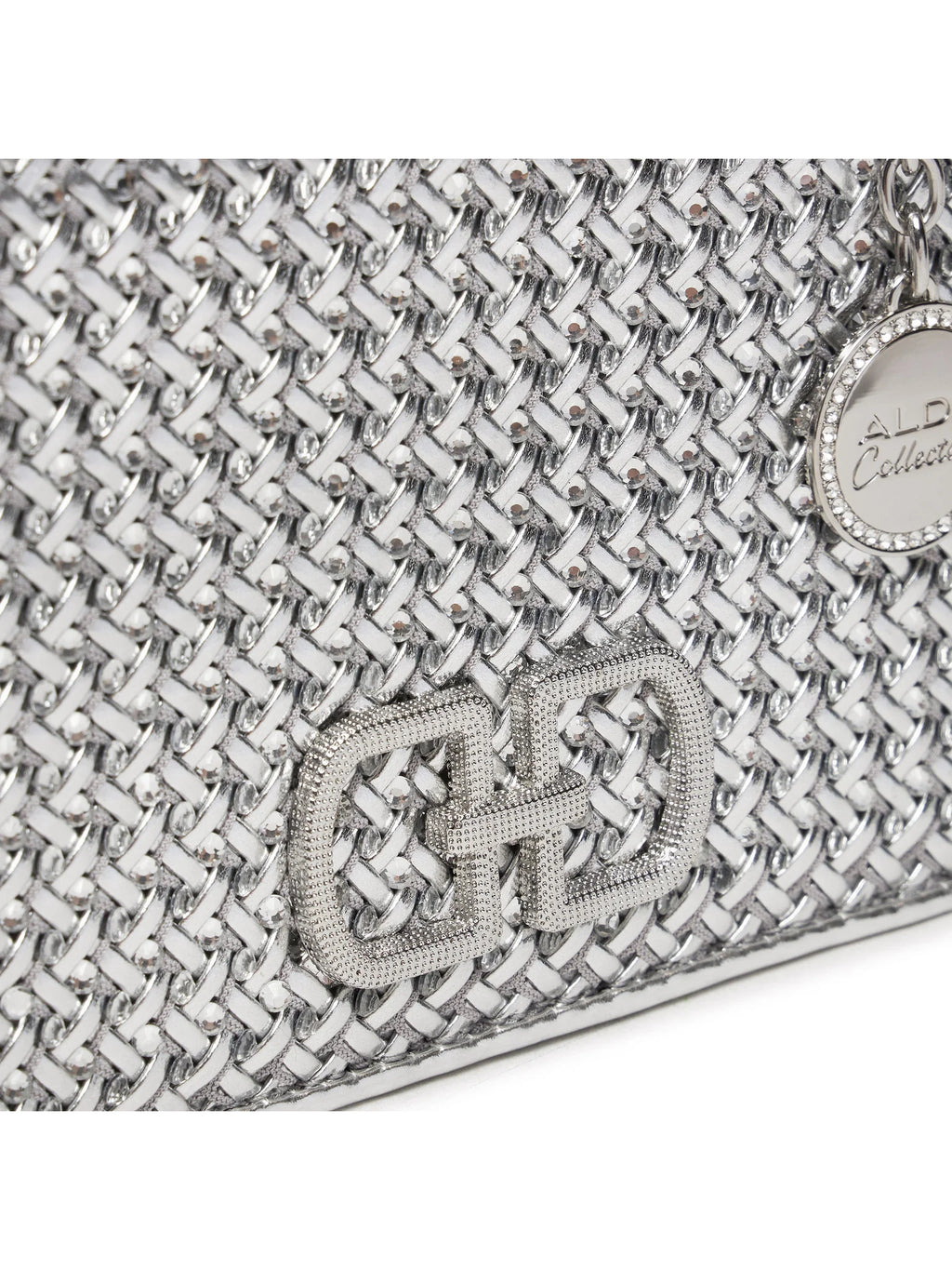Crossbody bag in silver - MEREDITH