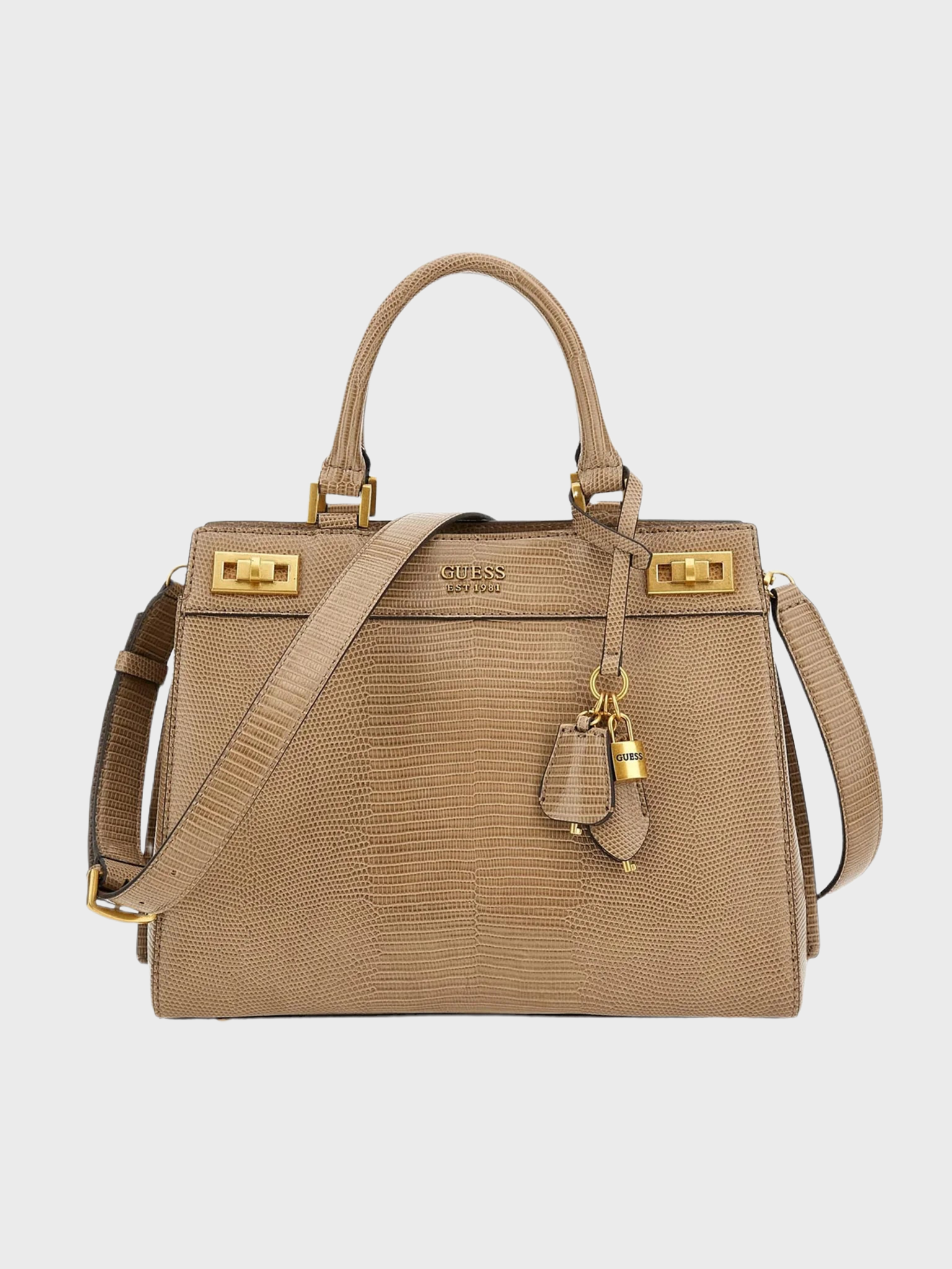 KATEY MIT KROKO-PRINT - Handbag