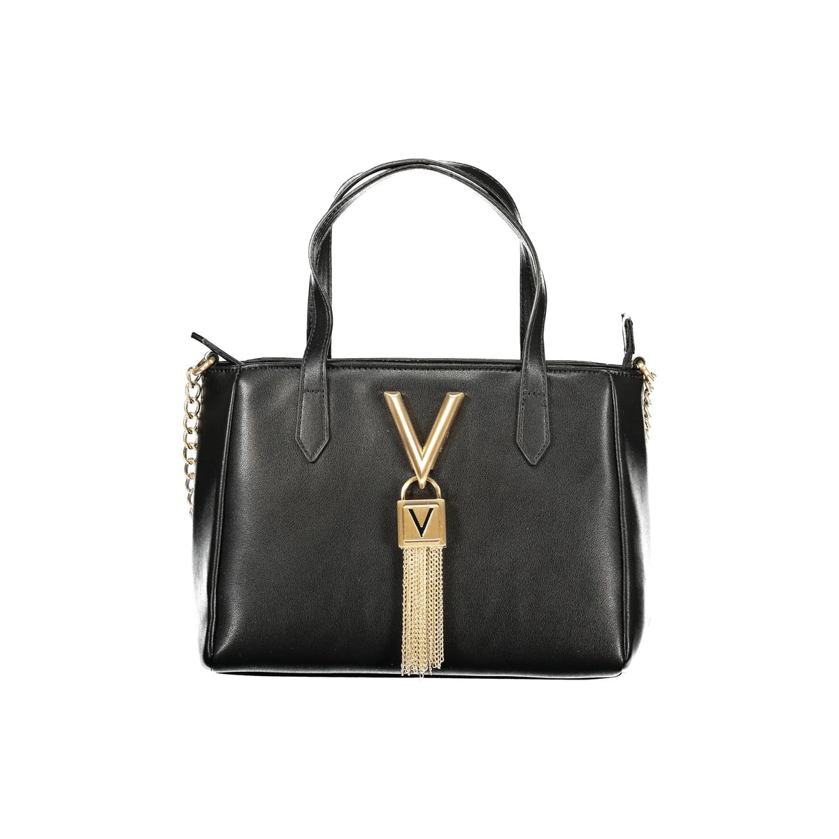 VALENTINO BAGS BLACK LOGO CROSSBODY BAG FOR WOMEN
