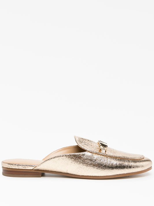 Tiffanie logo-embossed mules