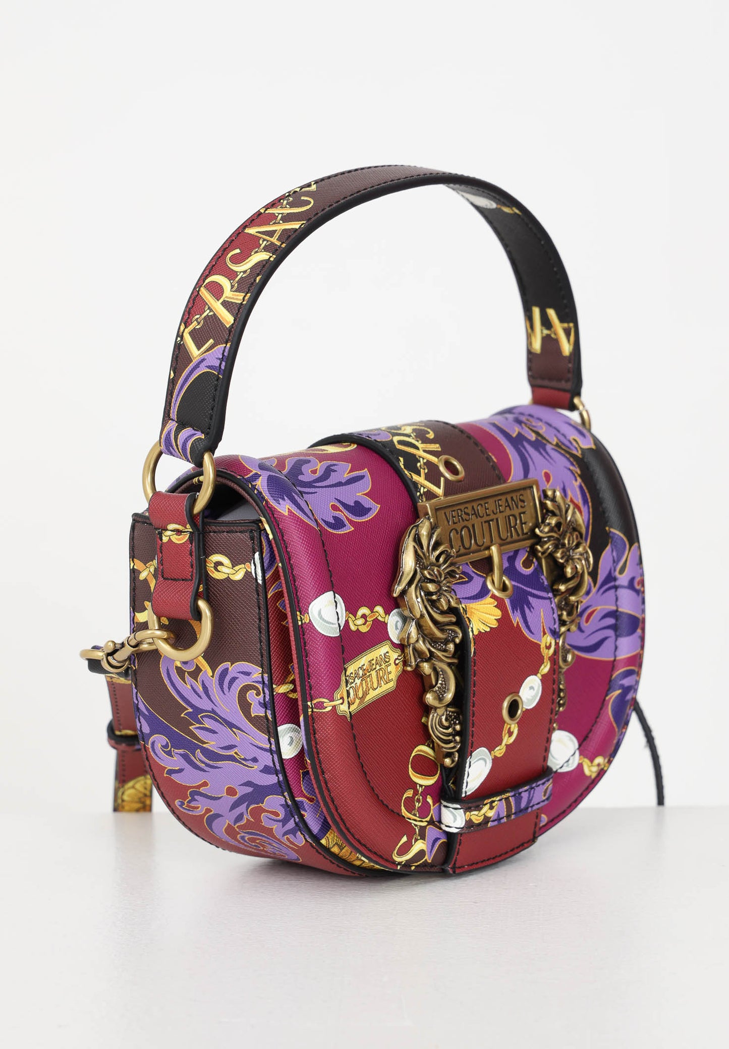 Versace Jeans Couture bag in saffiano synthetic leather