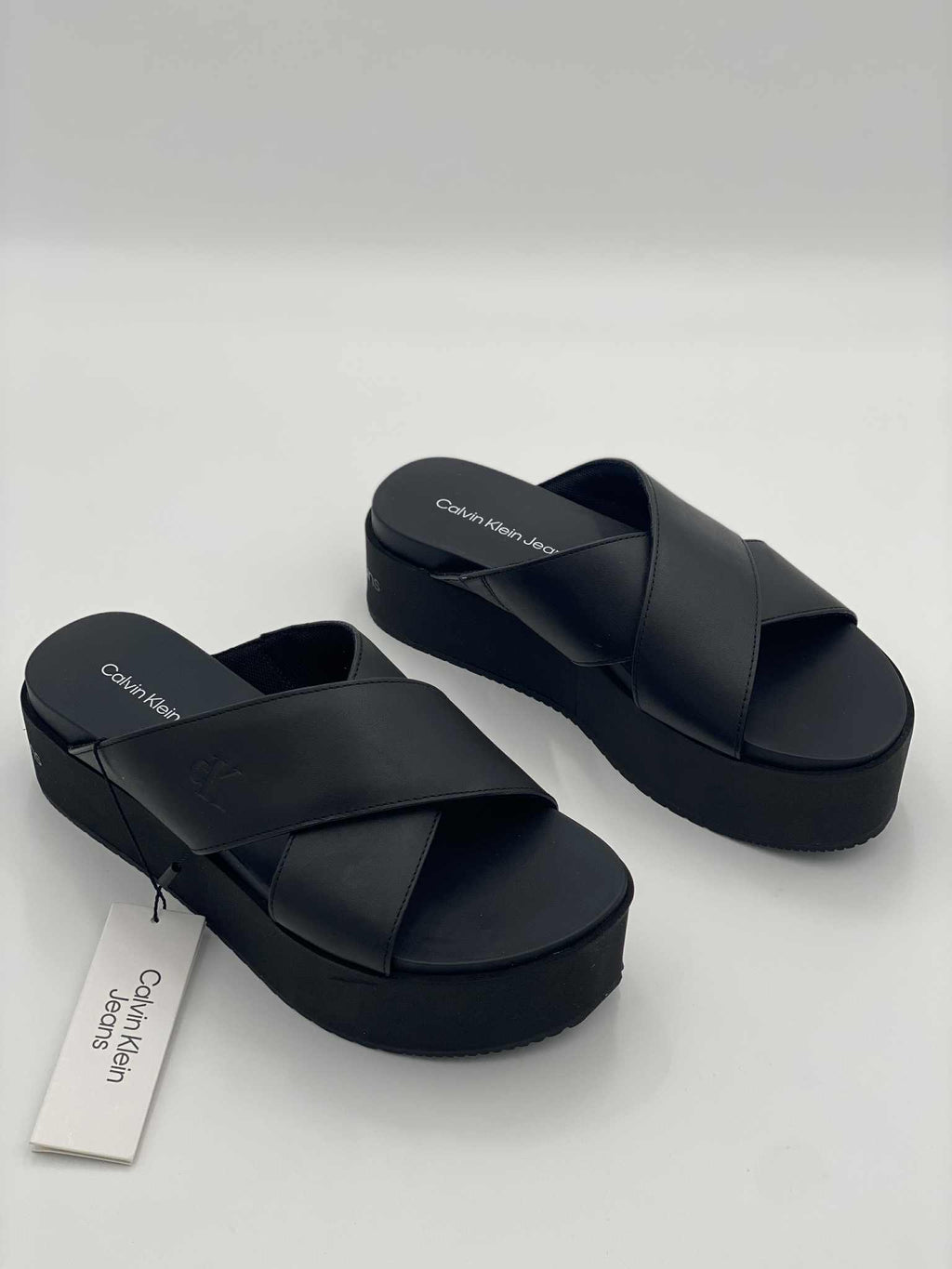 Leather Platform Sandals