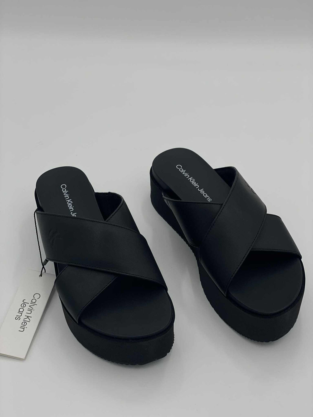 Leather Platform Sandals