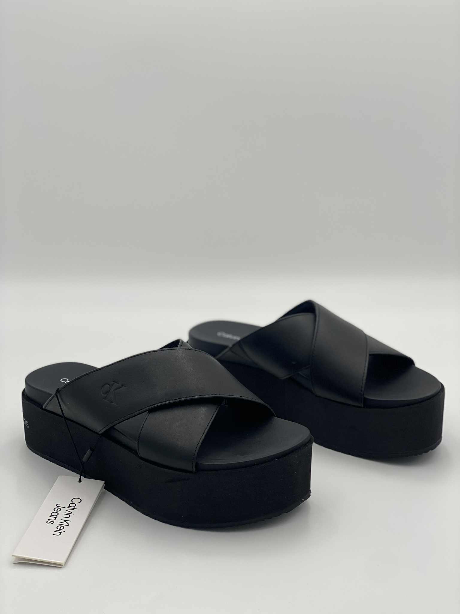 Leather Platform Sandals