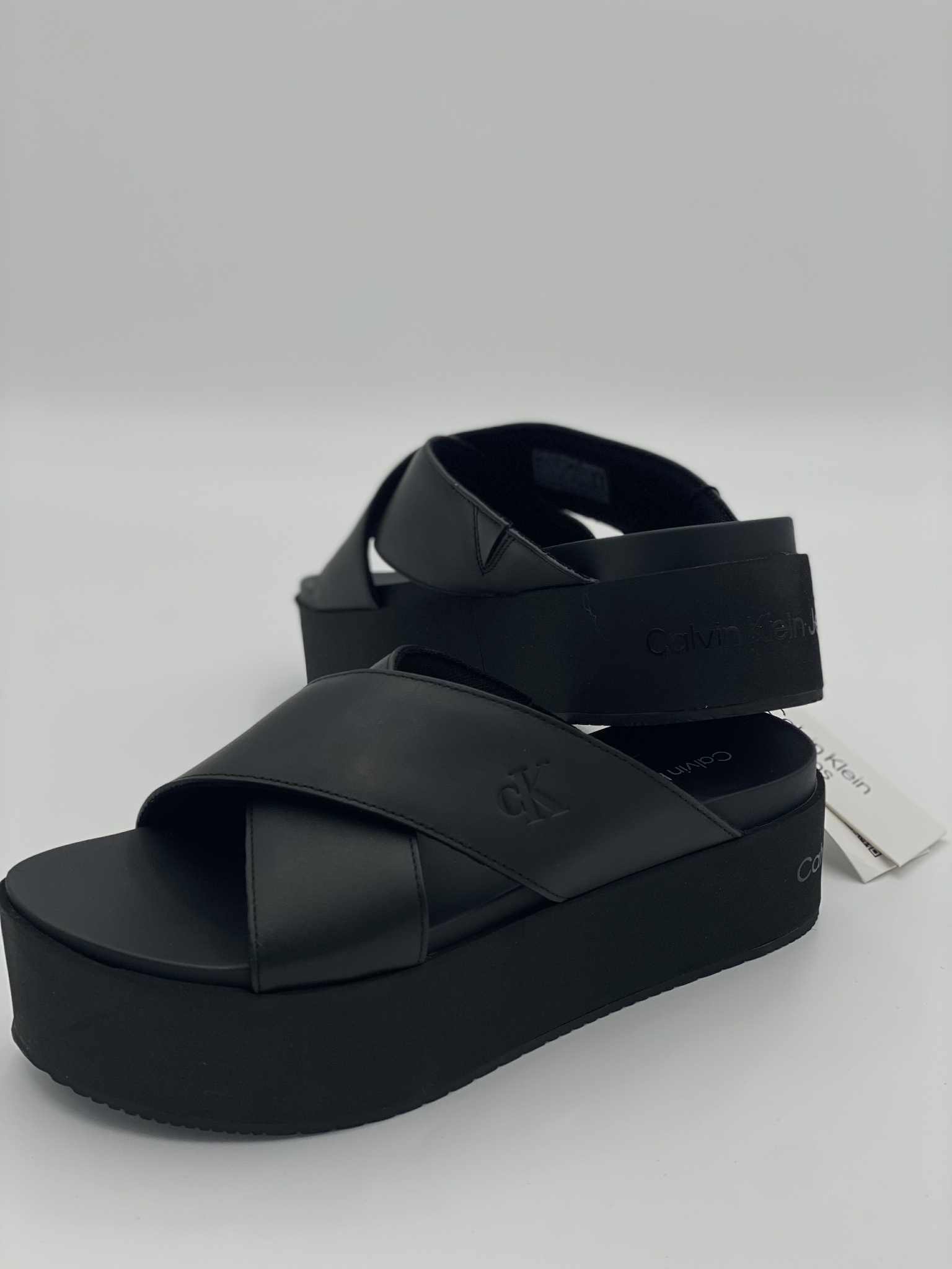 Leather Platform Sandals