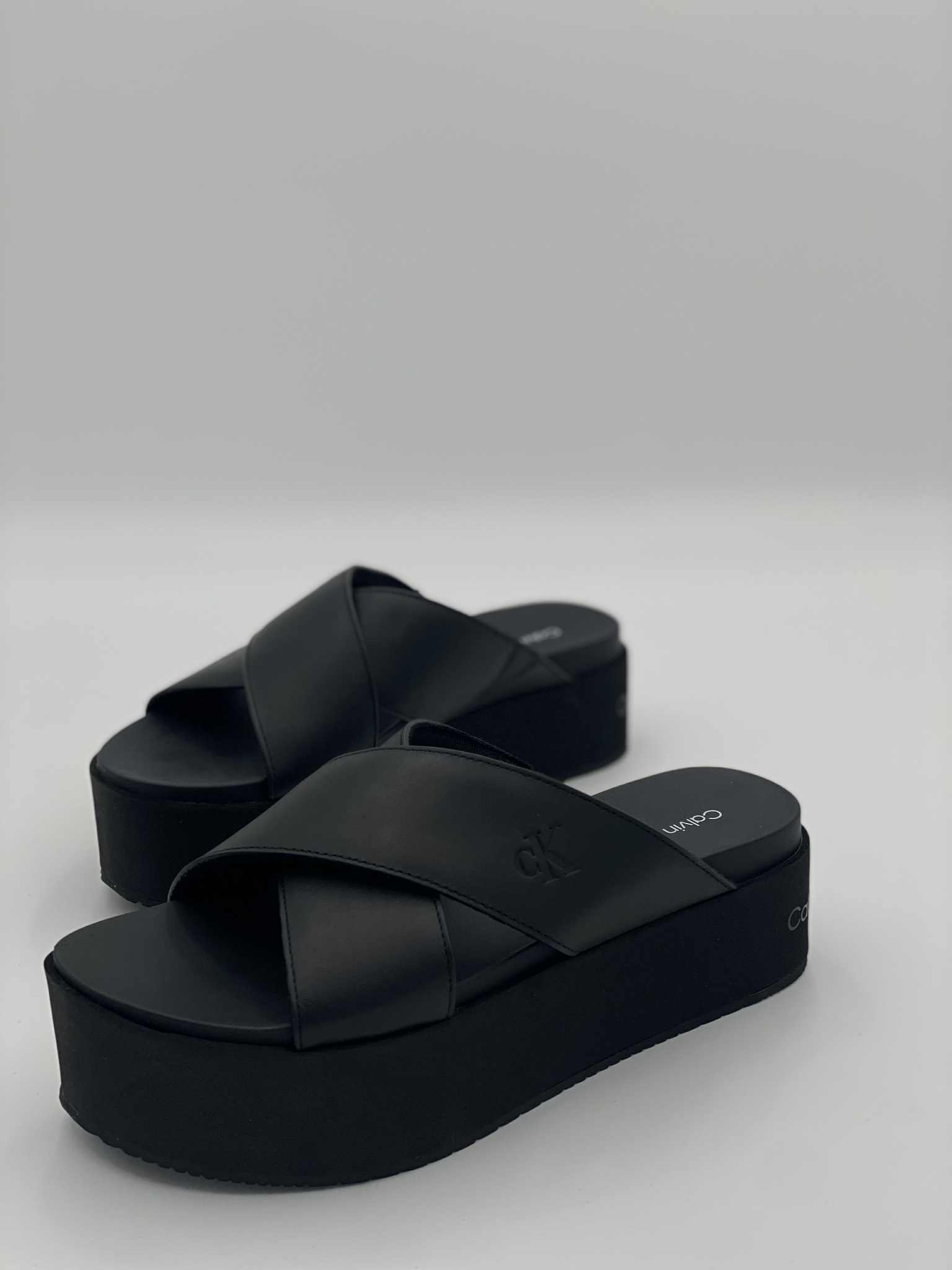 Leather Platform Sandals