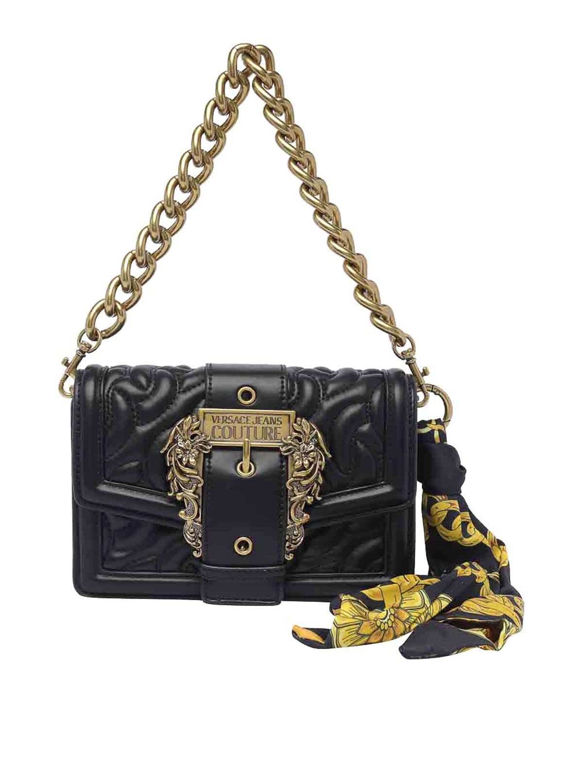 Versace Jeans Couture Baroque bag in quilted synthetic leather