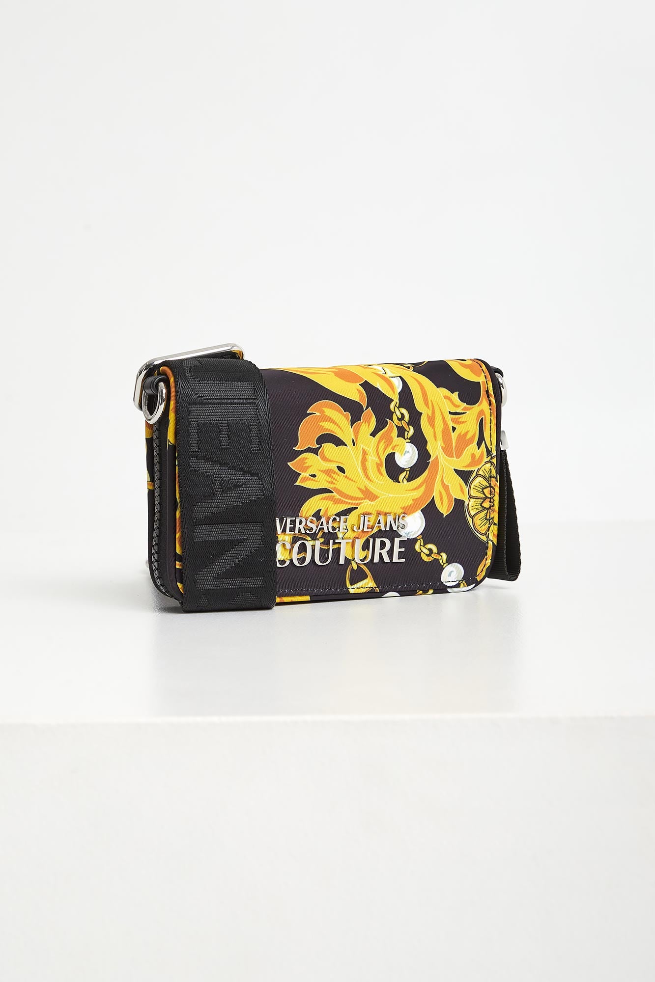 Sporty Logo Crossbody bag polyamide black
