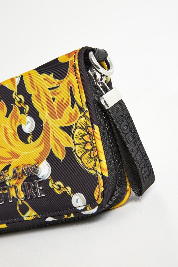Sporty Logo Crossbody bag polyamide black