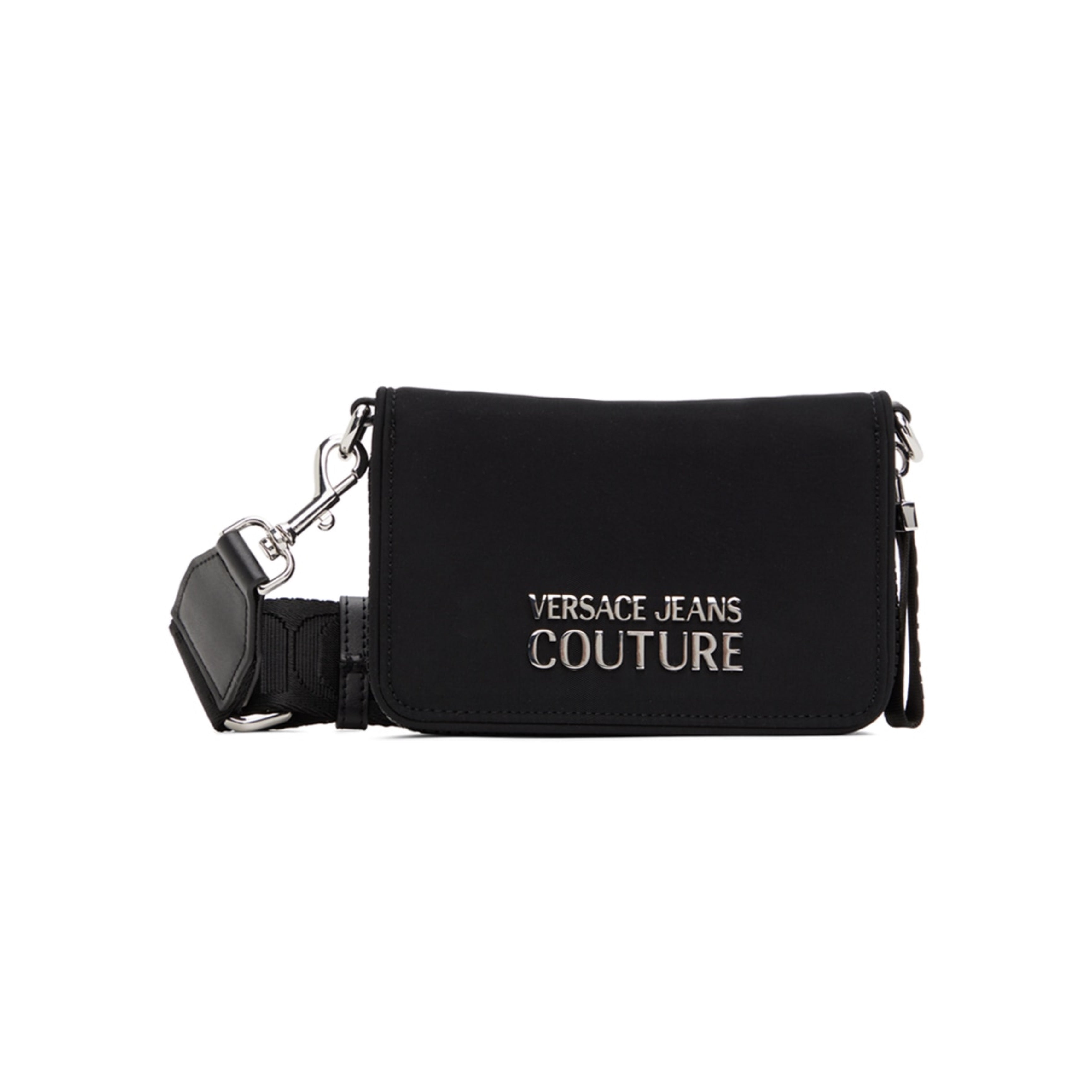 Sporty Logo Crossbody bag polyamide black