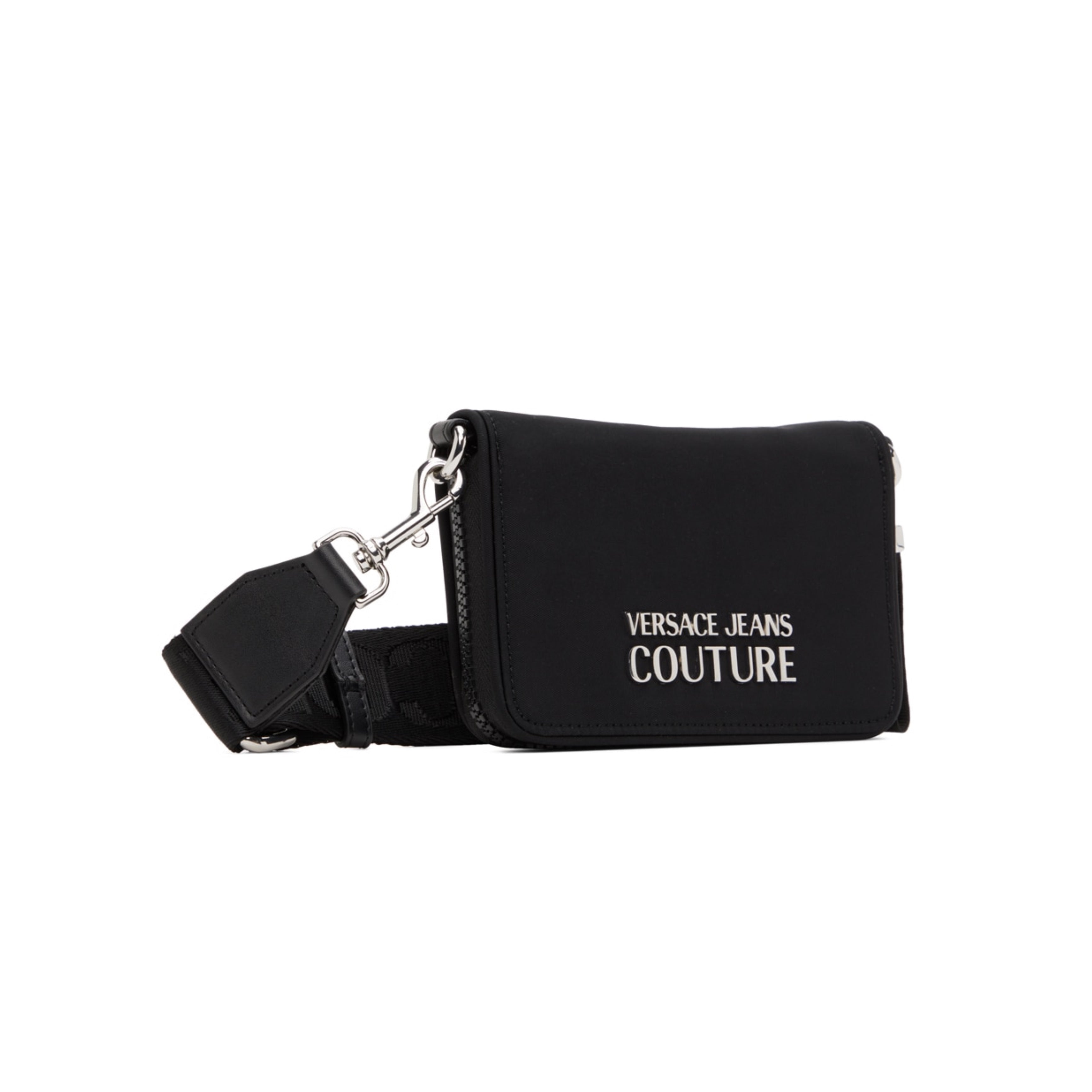 Sporty Logo Crossbody bag polyamide black