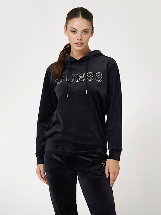 Rhinestones Front Logo Sweatshirt