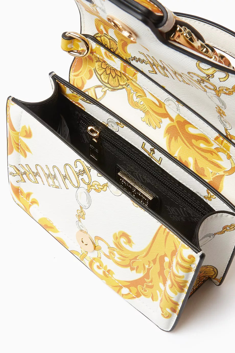 Couture 01 Chain Crossbody Bag in Saffiano Leather