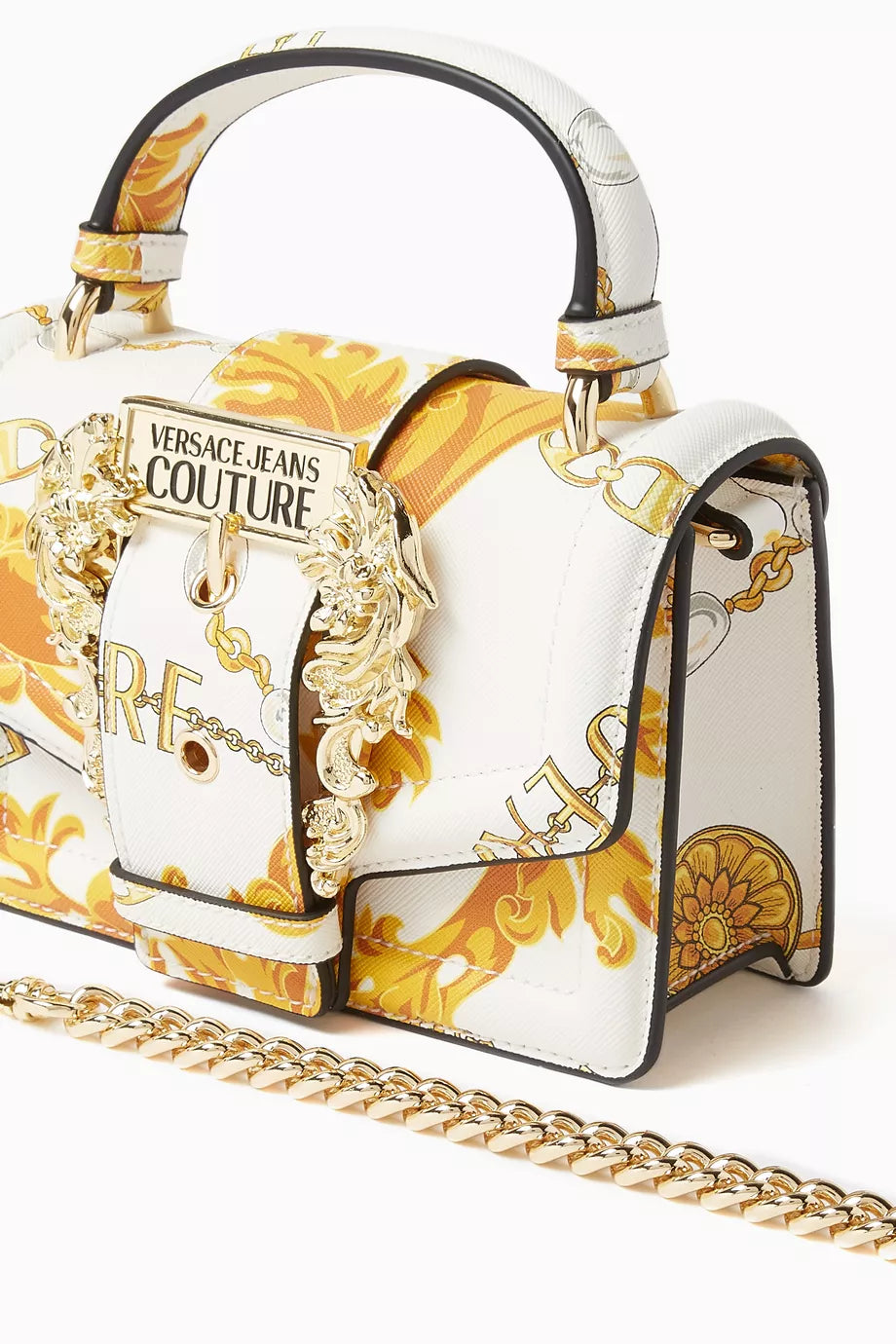 Couture 01 Chain Crossbody Bag in Saffiano Leather