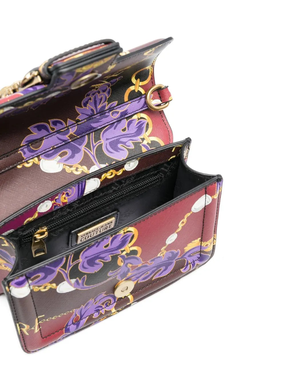 Couture 01 Chain Crossbody Bag in Saffiano Leather