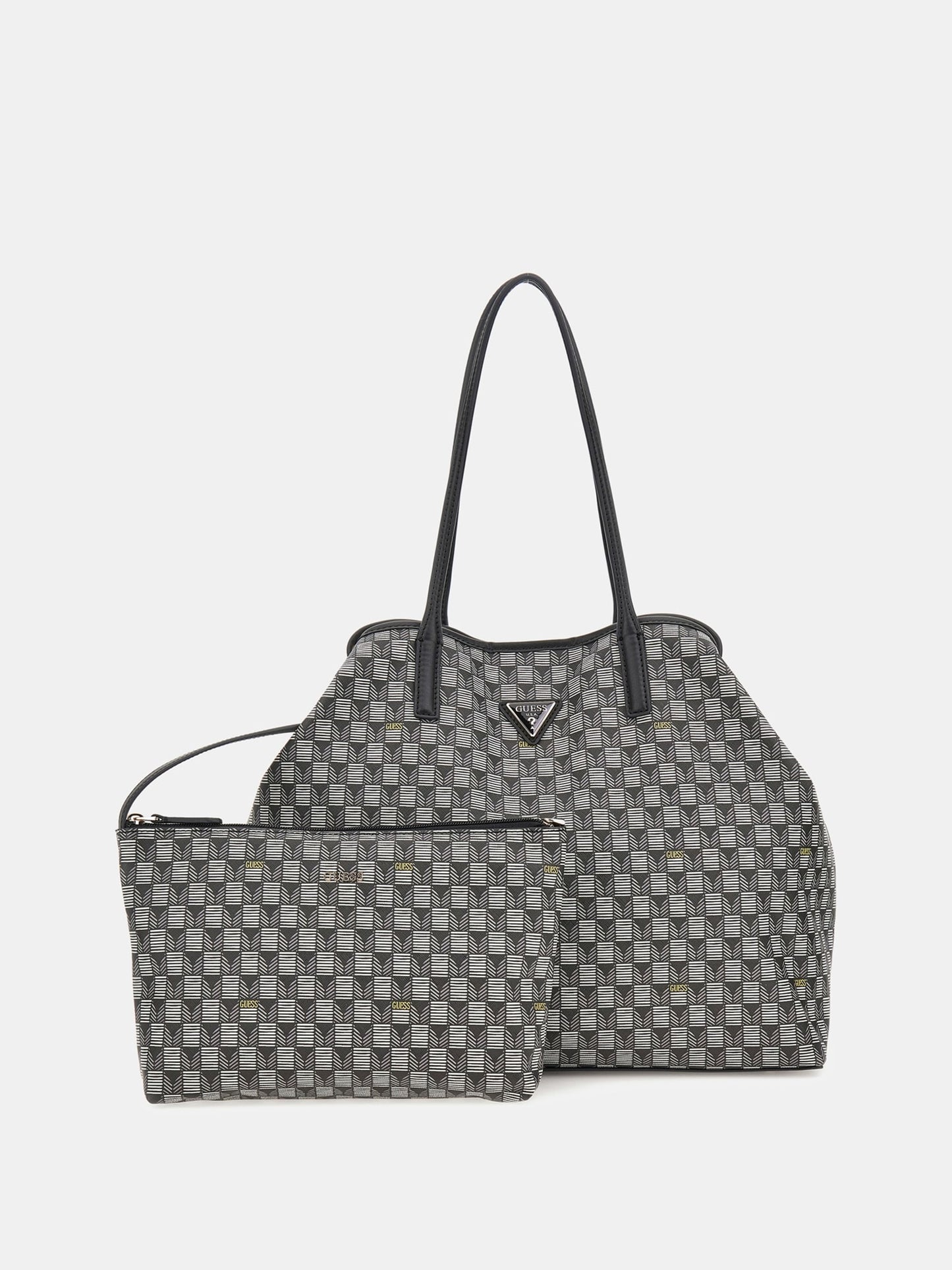 G wave geometric-print shopper