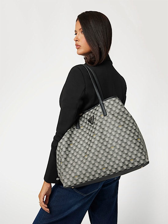 G wave geometric-print shopper