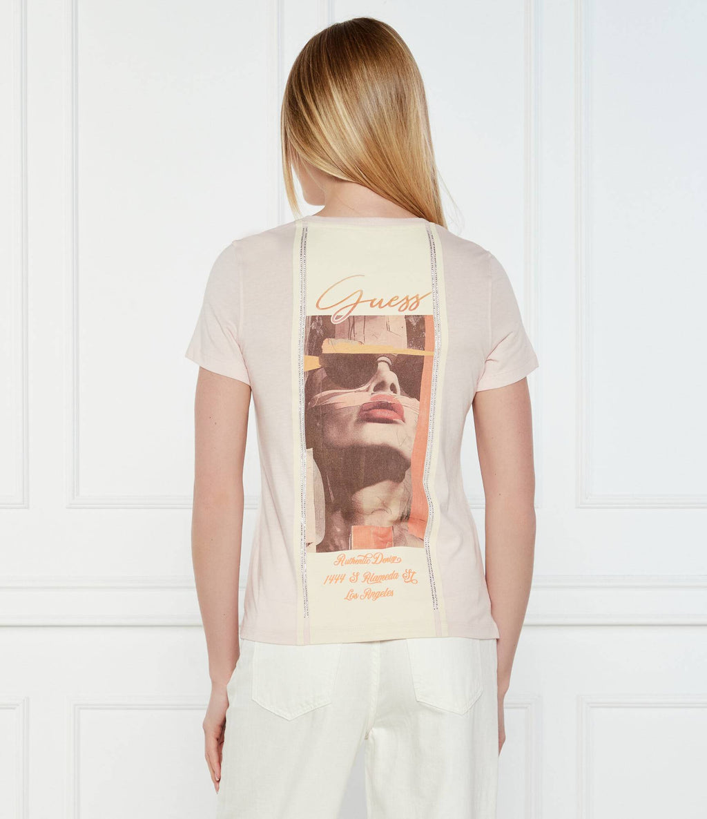 ROSE LOGO COTTON T-SHIRT