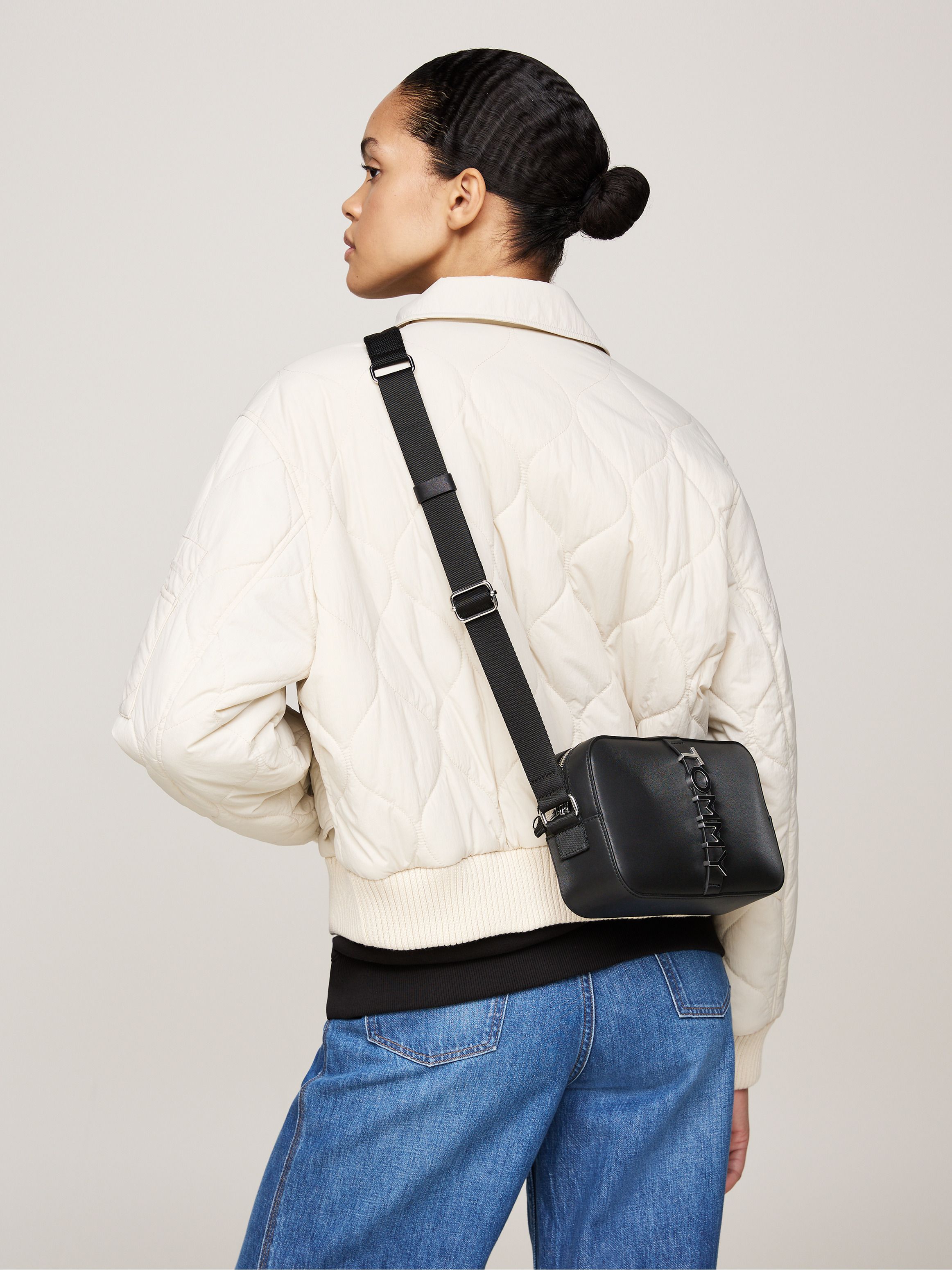 City Metal Logo Camera Bag