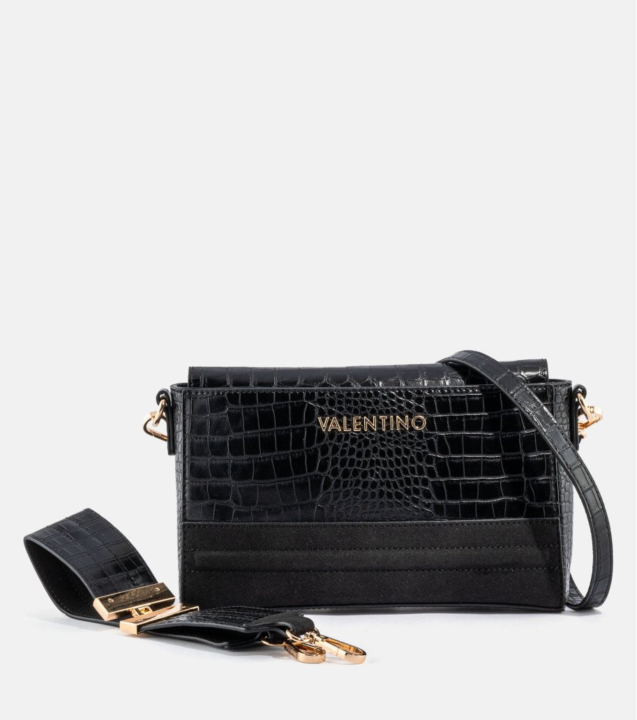 Valentino Fire Reptile Effect Crossbody Bag