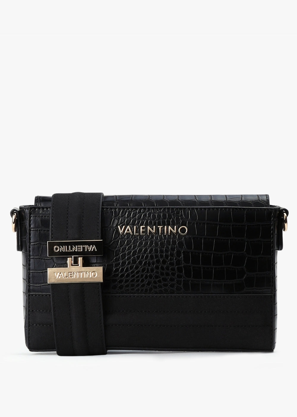 Valentino Fire Reptile Effect Crossbody Bag