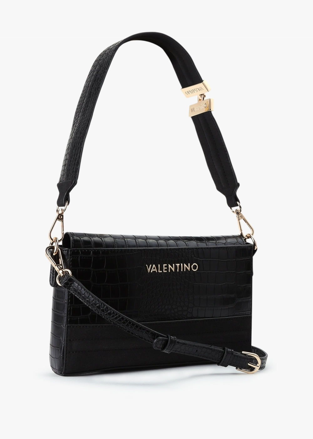 Valentino Fire Reptile Effect Crossbody Bag